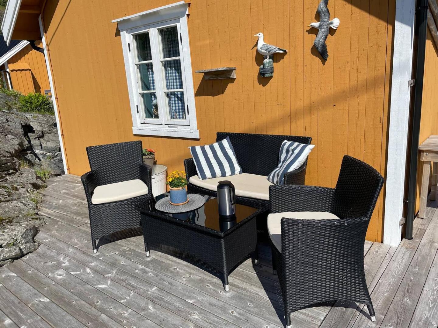 Koselig Rorbu Pa Tind Villa Sorvagen Exterior photo